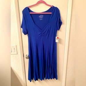 Blue knee length torrid dress